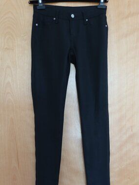 Genetic Denim The Shane RARE! skinny black sheen jeans in Show wash $228 size 26